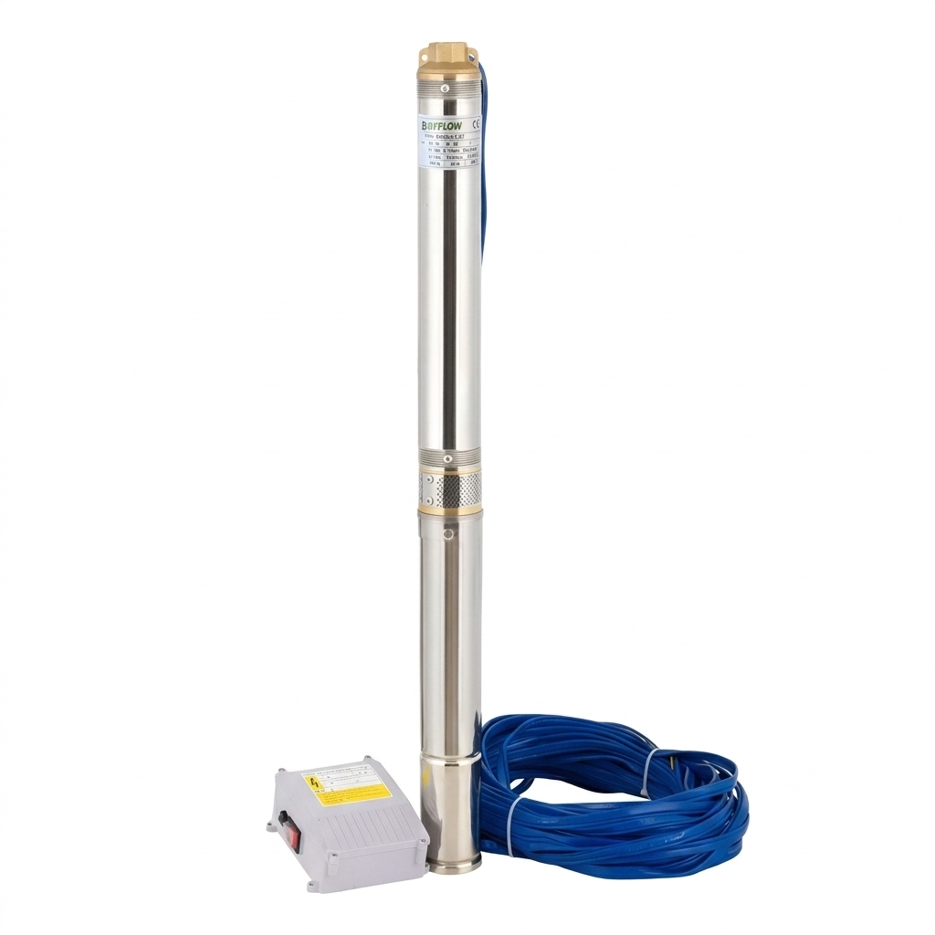 Bomba Sumergible Bestflow 3" 0.5 HP 20 metros de cable